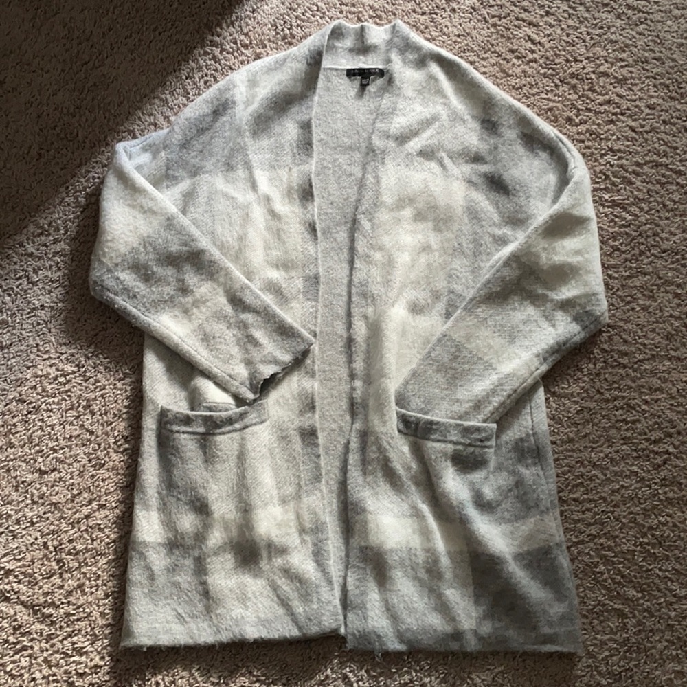 Banana republic thick plaid cardigan